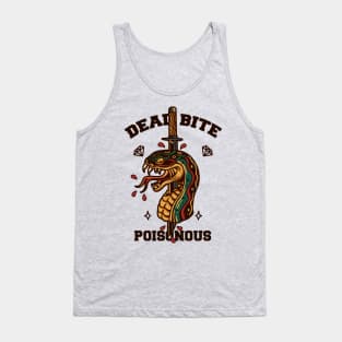 snake and dagger Tank Top